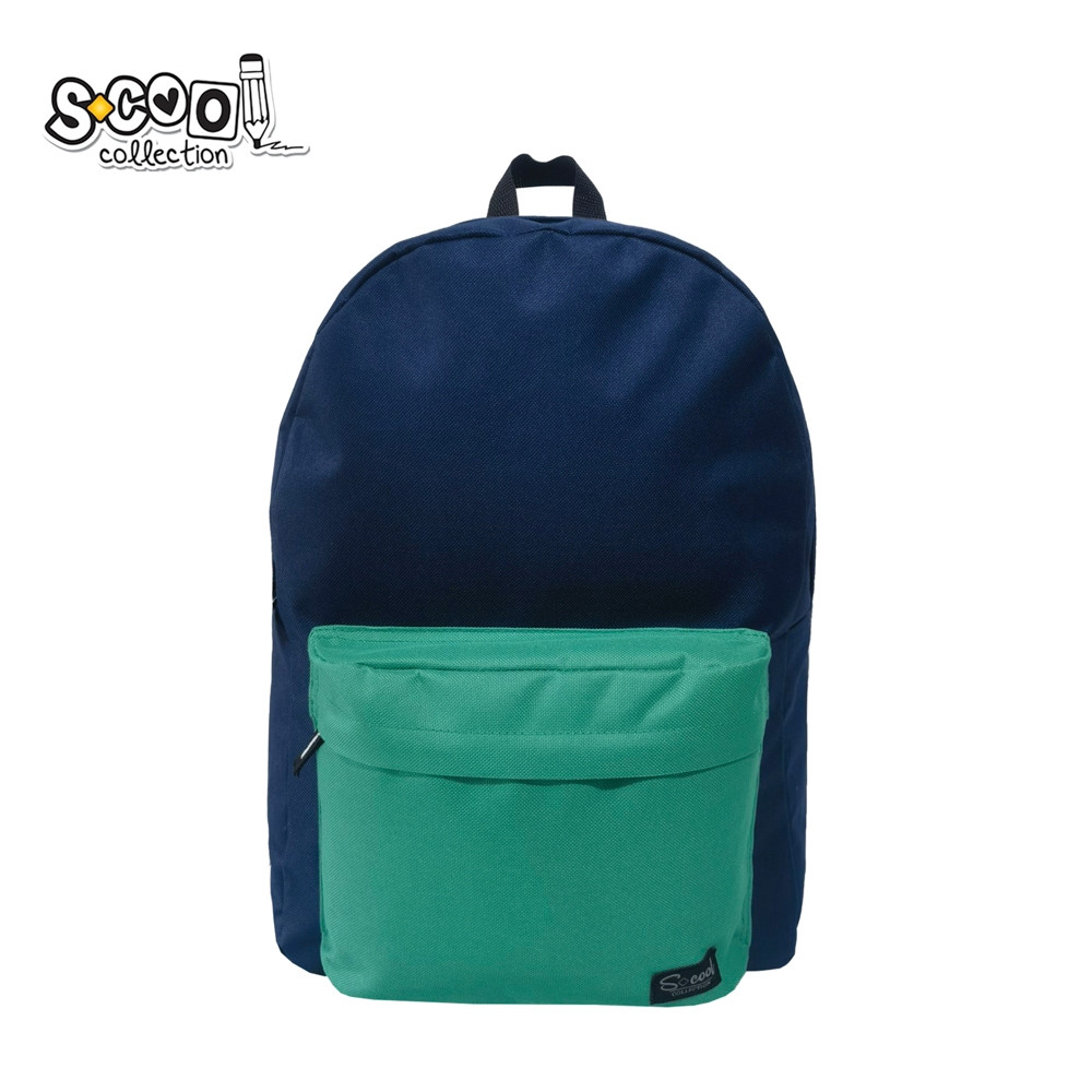 Ghiozdan baieti, neechipat, maner transport, bleumarin inchis, 30x16x43 cm - imagine 4